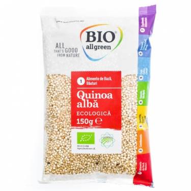 Quinoa alba boabe bio 150g - BIO ALL GREEN