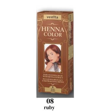 Balsam colorant henna nr8 rosu rubiniu 75ml - VENITA