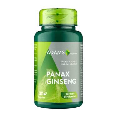 Panax ginseng 1000mg 30cps - ADAMS SUPPLEMENTS