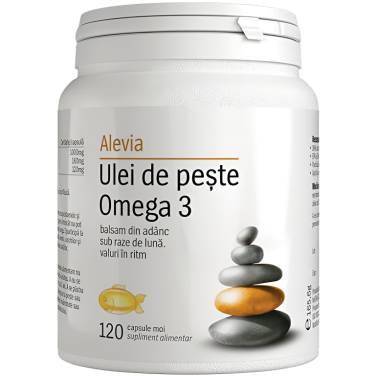 Ulei peste omega3 120cps - ALEVIA